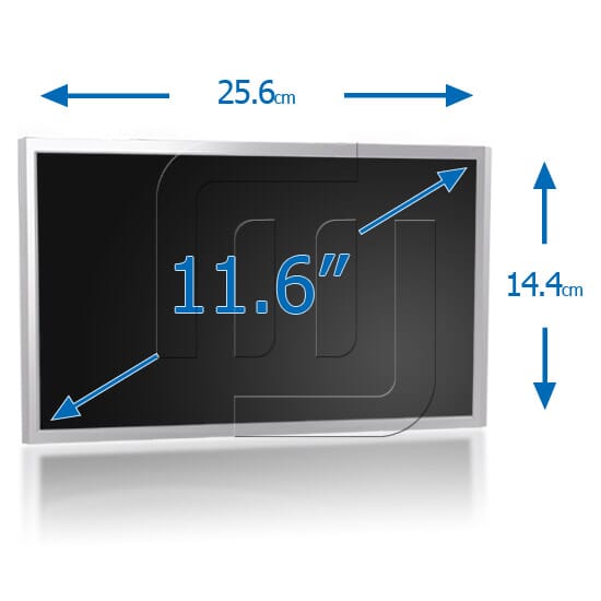 LCD Display 11.6inch 1366x768 WXGAHD Glänzend (LED)