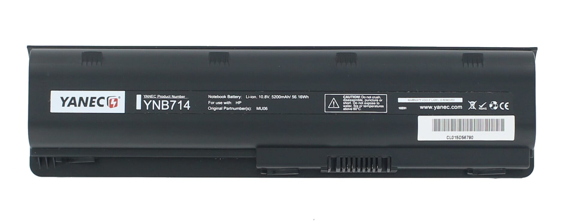 Yanec Laptop Akku 5200mAh