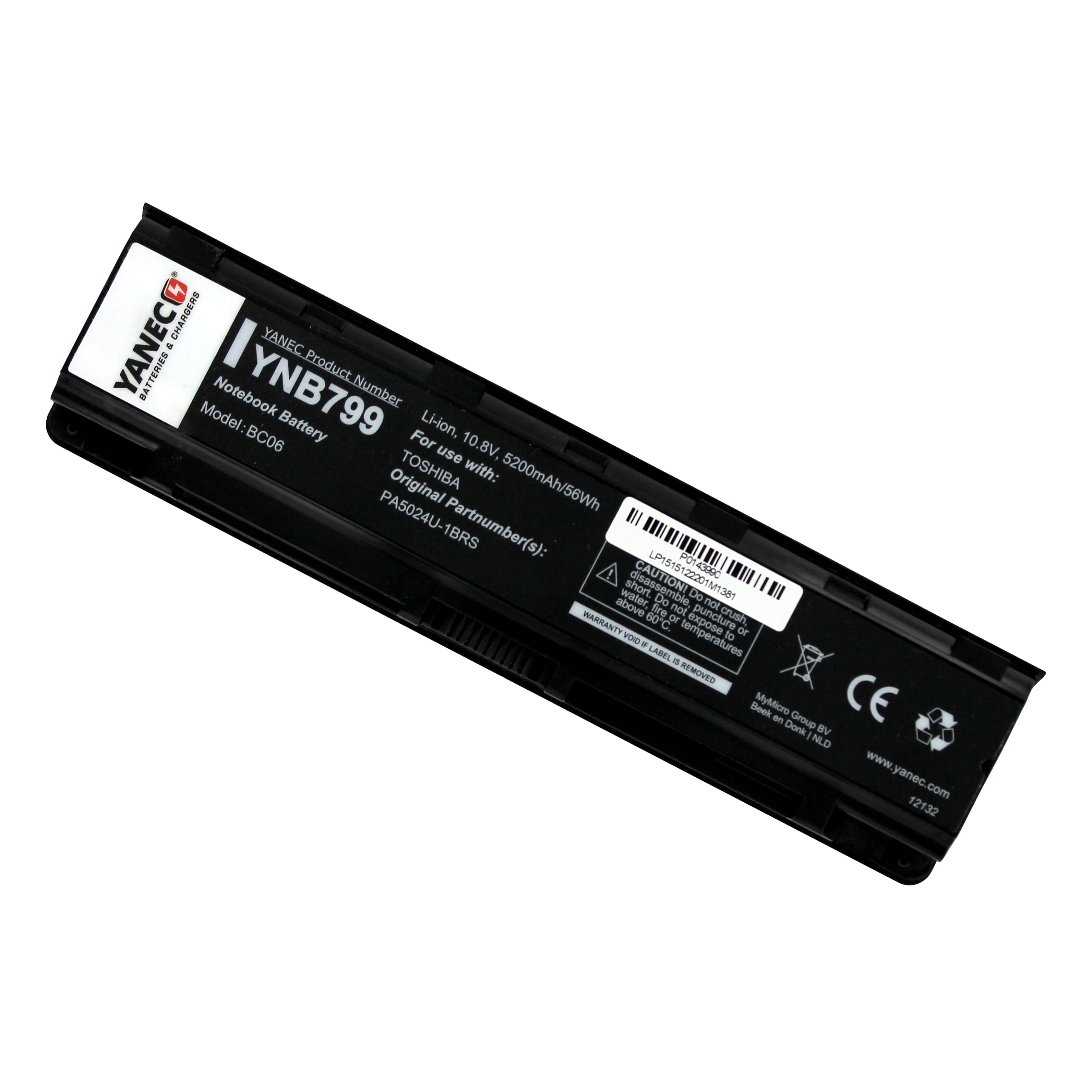 Yanec Laptop Akku 5200mAh