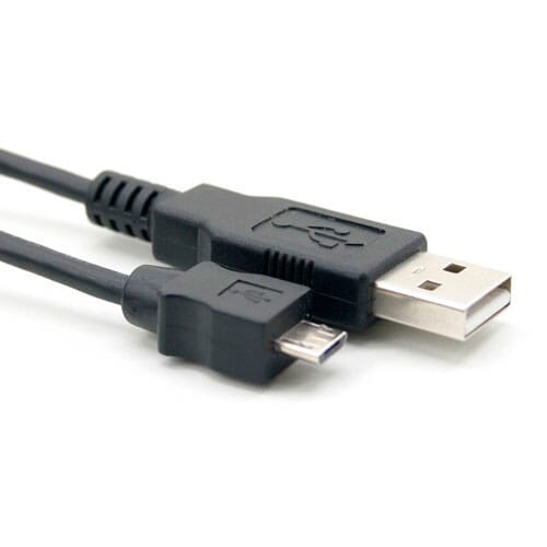 ACT USB 2.0 aansluitkabel USB A male - USB micro B male 0.5m