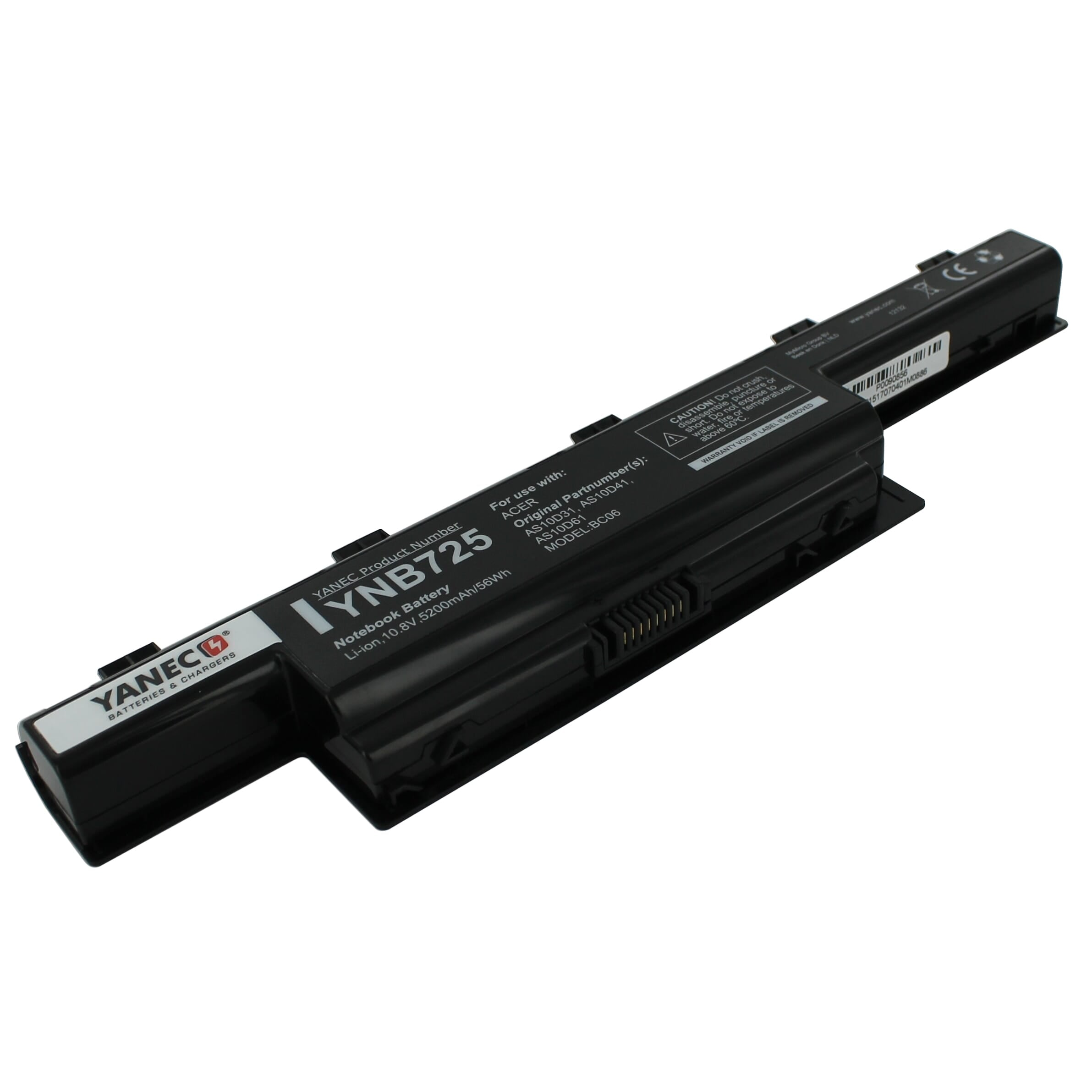 Yanec Laptop Akku 5200mAh