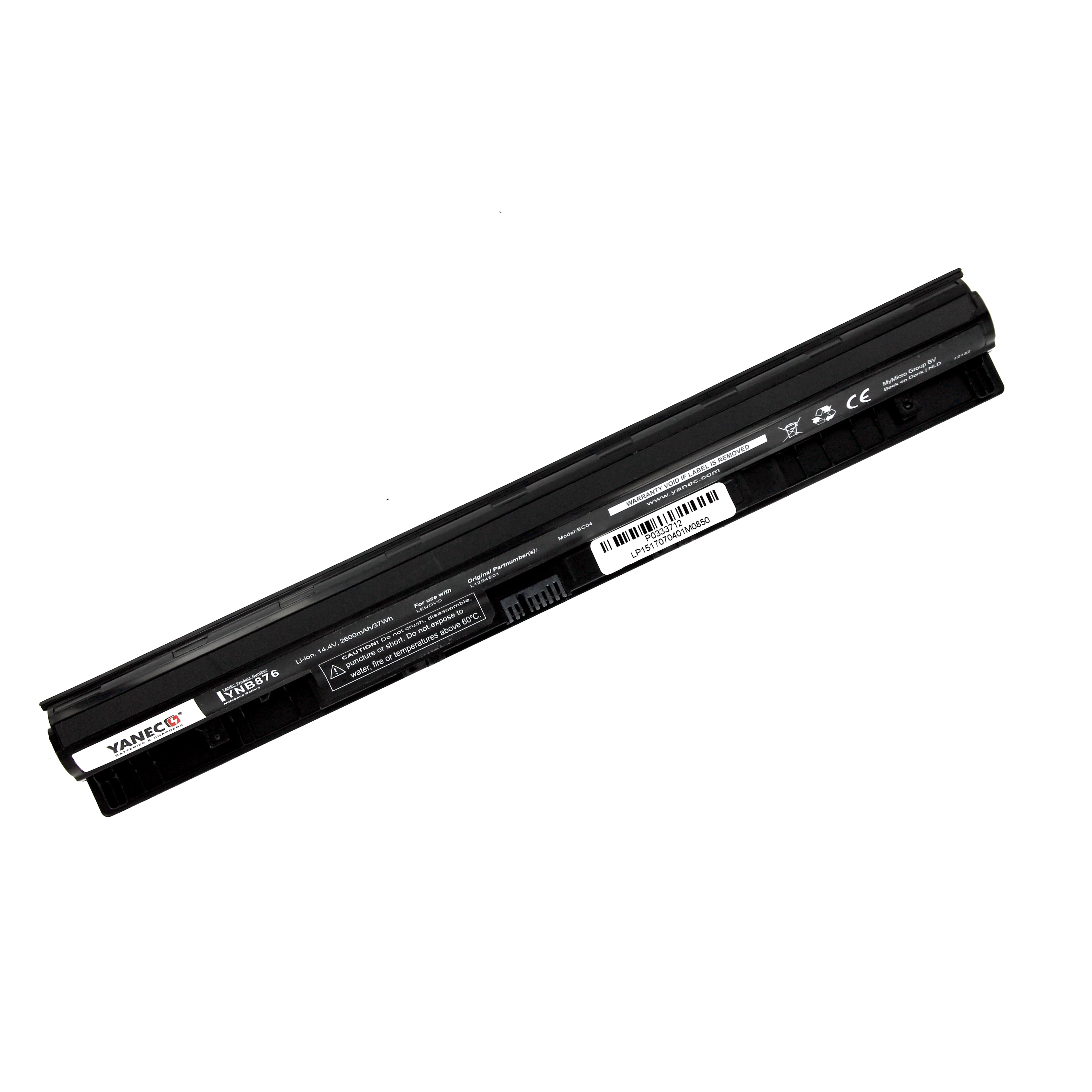 Yanec Laptop Akku 2600mAh