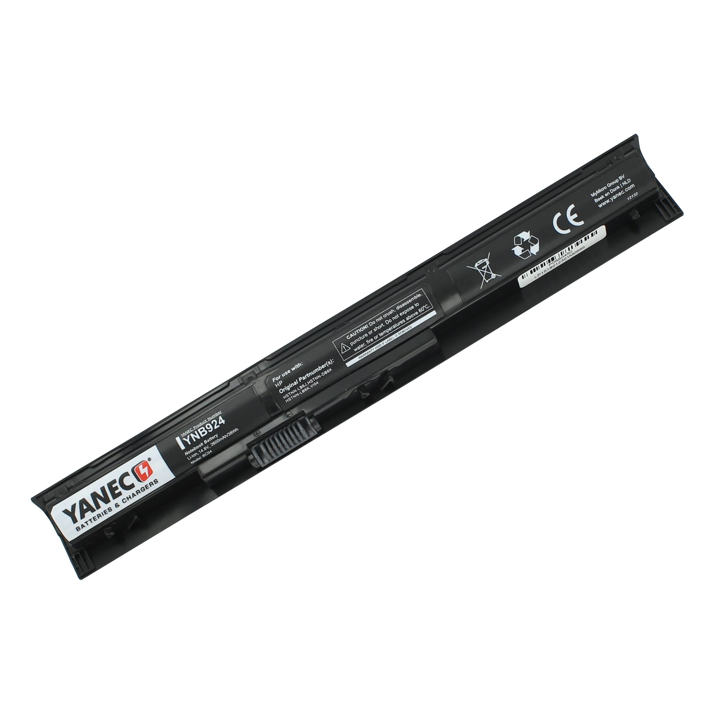 Yanec Laptop Akku 2600mAh