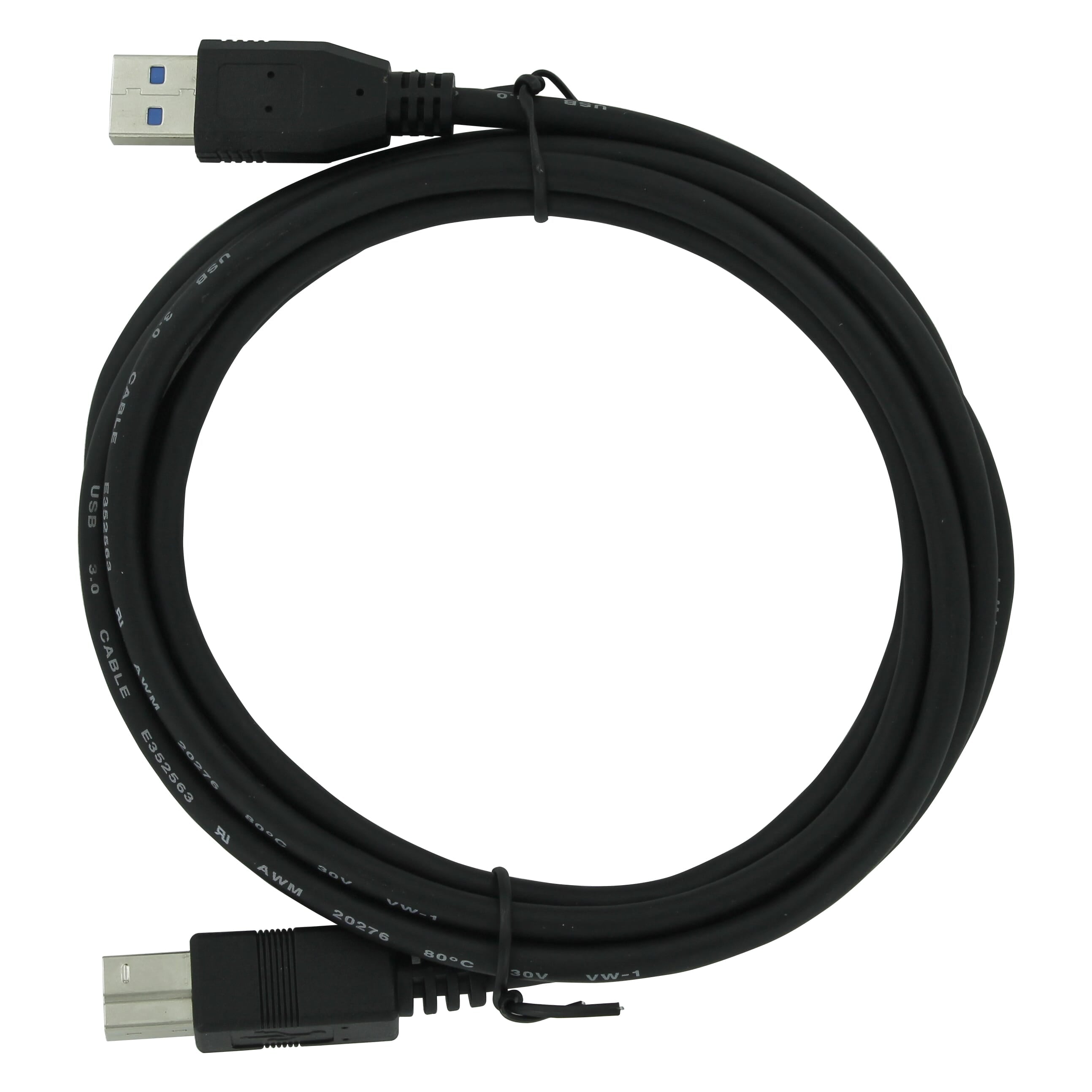 USB3.0 A zu USB3.0 B Kabel 2 Meter - Schwarz