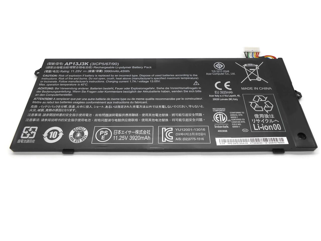 Acer Laptop Akku 3950mAh