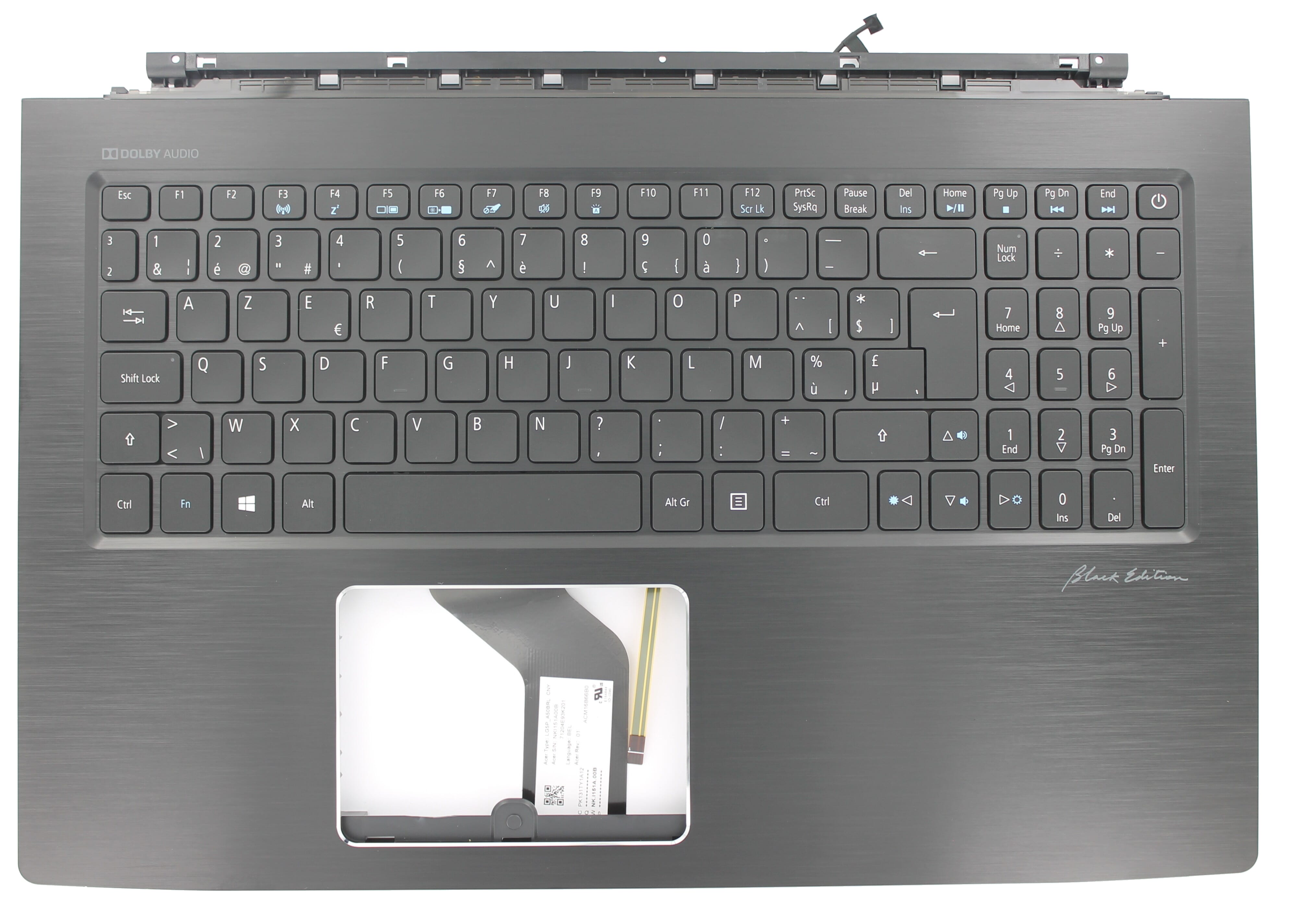 Acer Laptop Tastatur Azerty BE + Obere Abdeckung