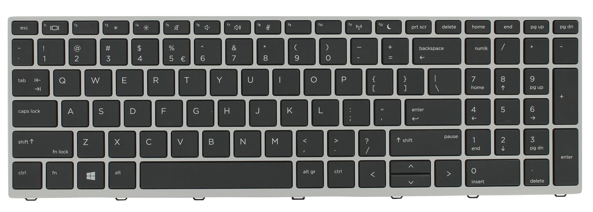 HP Laptop Tastatur Qwerty US