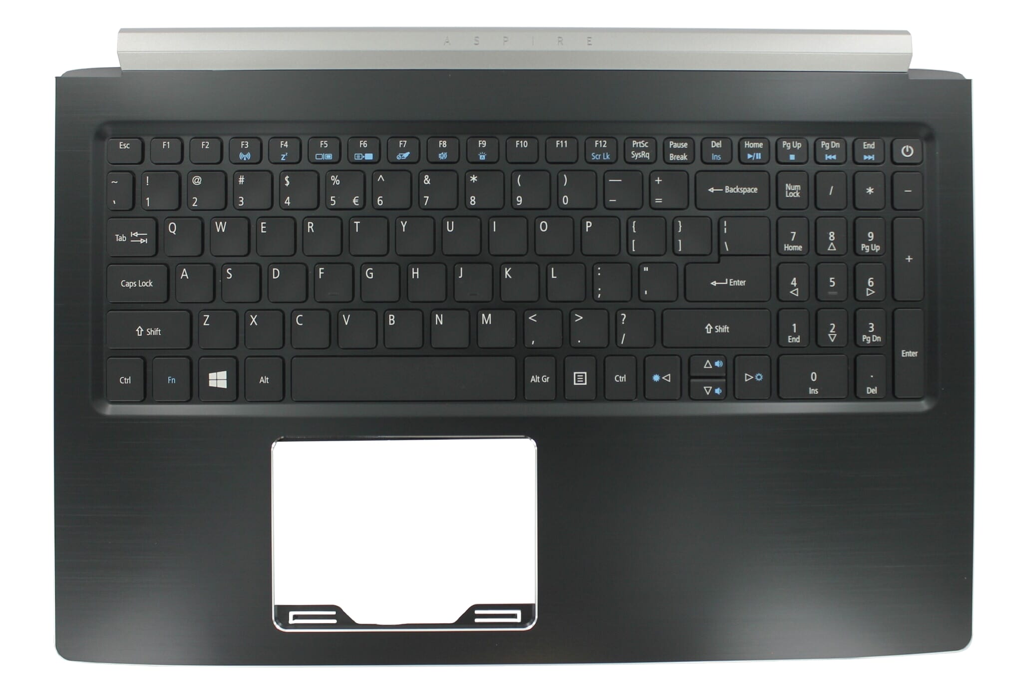 Acer Laptop Toetsenbord Qwerty US + Top Cover, Backlit