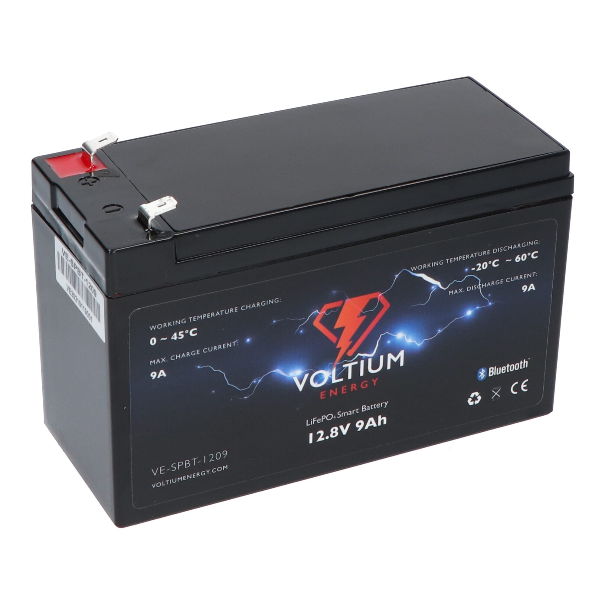 Voltium Energy LiFePO4 Akku 12,8V - 9Ah