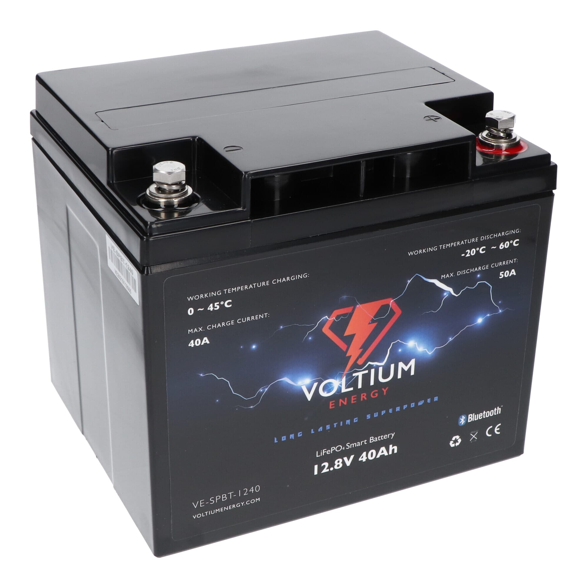 Voltium Energy LiFePO4 Akku 12,8V - 40Ah