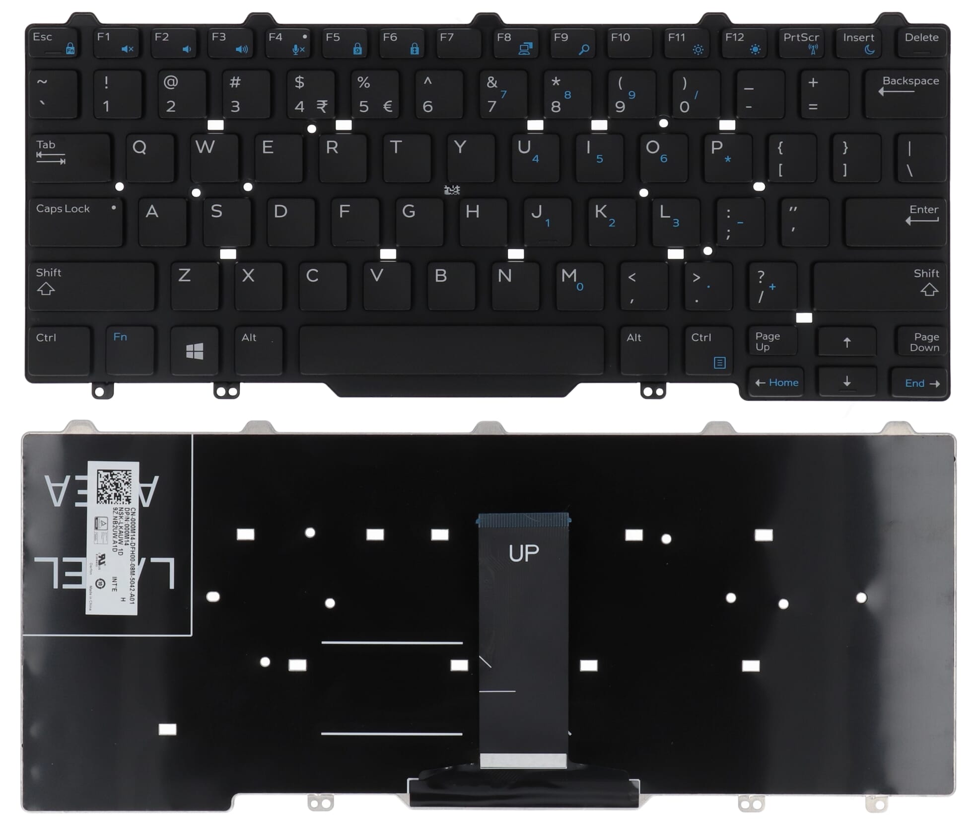 Dell Laptop Tastatur Qwerty US