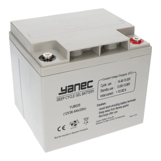 Yanec Gel Akku 12V 36.4 Ah