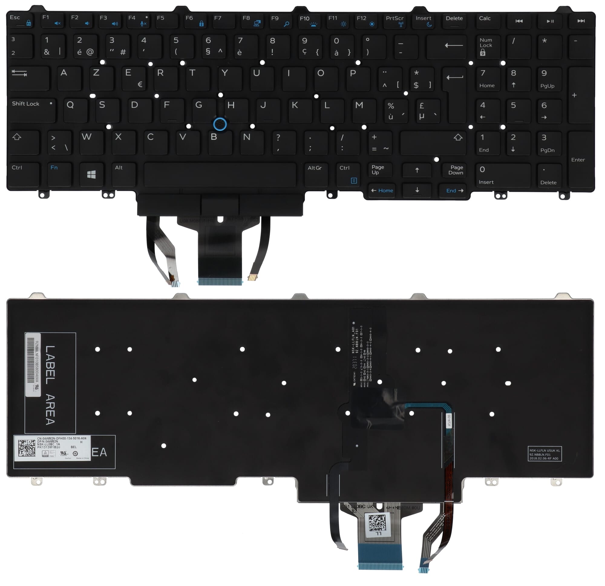 Dell Laptop Tastatur Azerty BE