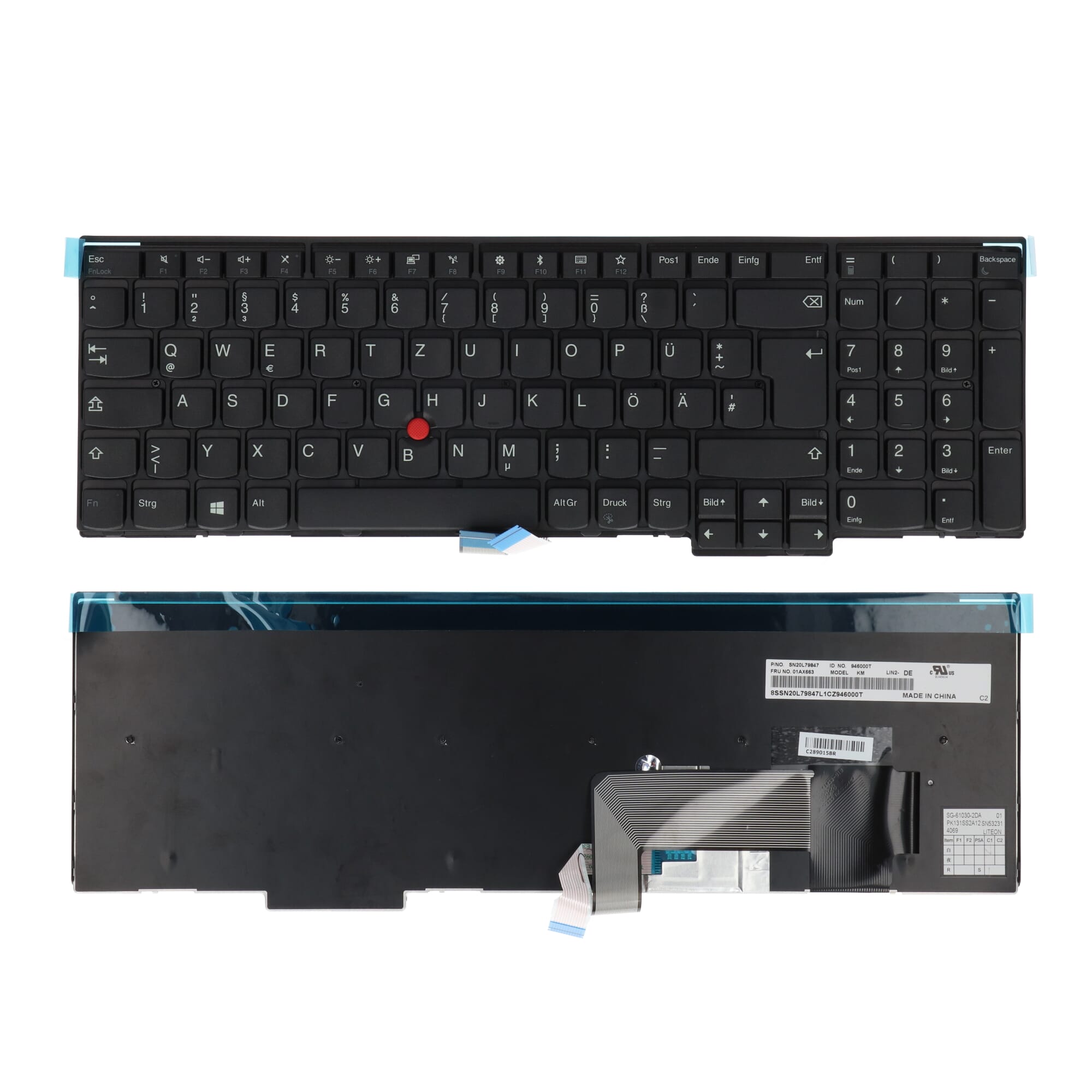 Lenovo Laptop Toetsenbord Qwertz DE