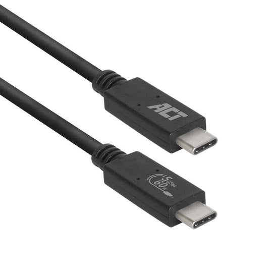 ACT USB 3.2 Gen1 aansluitkabel C male - C male 1 m