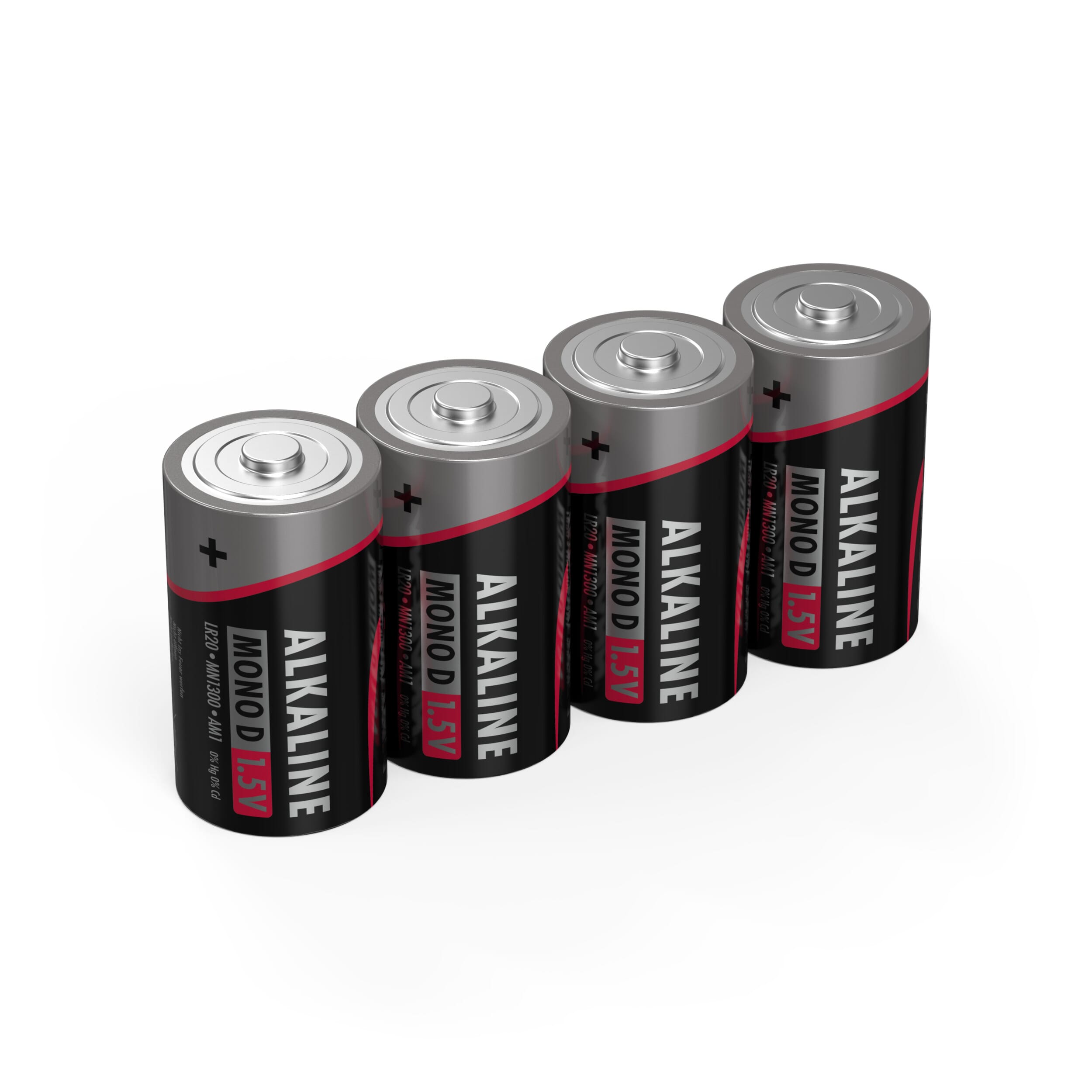 Ansmann Alkaline batterij mono D / LR20 4 pcs. Krimpfolie